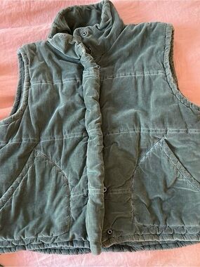 Quilted vest, cotton, women’s medium